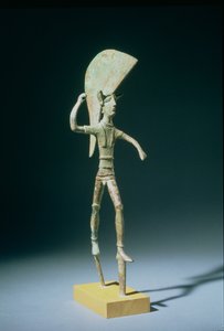 Warrior, z Umbrie, Etruscan, 5. století před naším letopočtem (bronz)